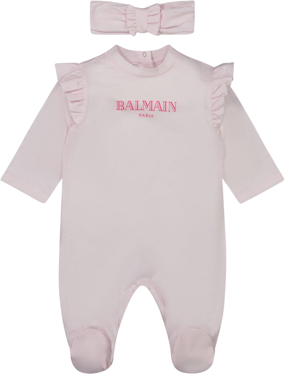 Balmain Balmain Baby Meisjes Boxpakje In Licht Roze Roze