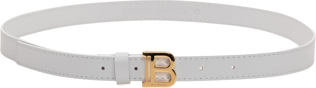 Balmain Cintura con Fibbia Logo Wit