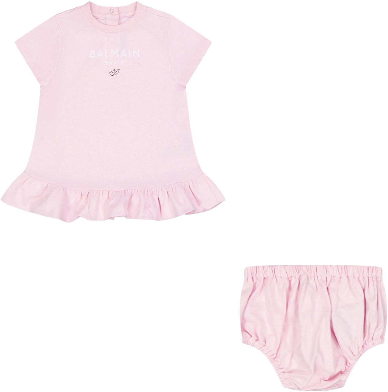 Balmain Balmain Baby Meisjes Jurk In Roze Roze