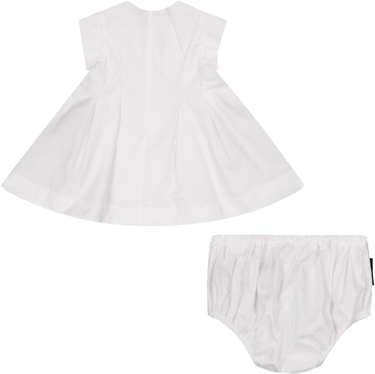 Balmain Balmain Baby Meisjes Jurk In Wit Wit