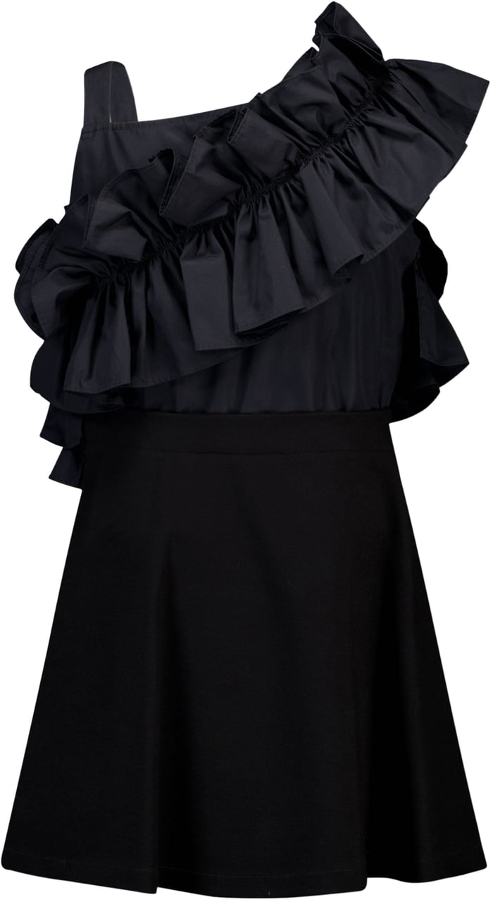 Balmain Balmain Kinder Meisjes Jurk In Zwart Zwart