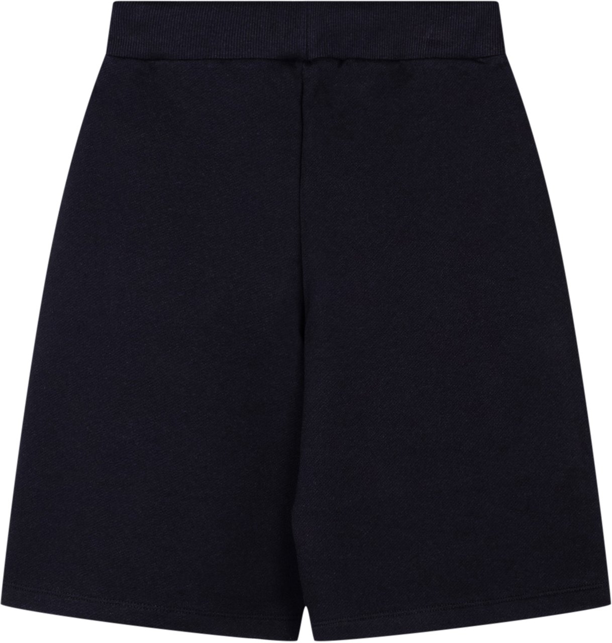 Balmain Bermuda in Jersey con Vita Elasticizzata e Logo Zwart