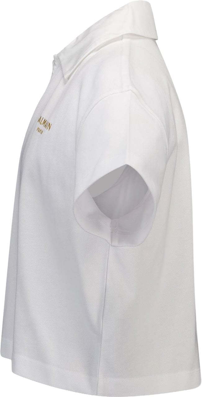Balmain Balmain Kinder Meisjes Polo In Wit Wit