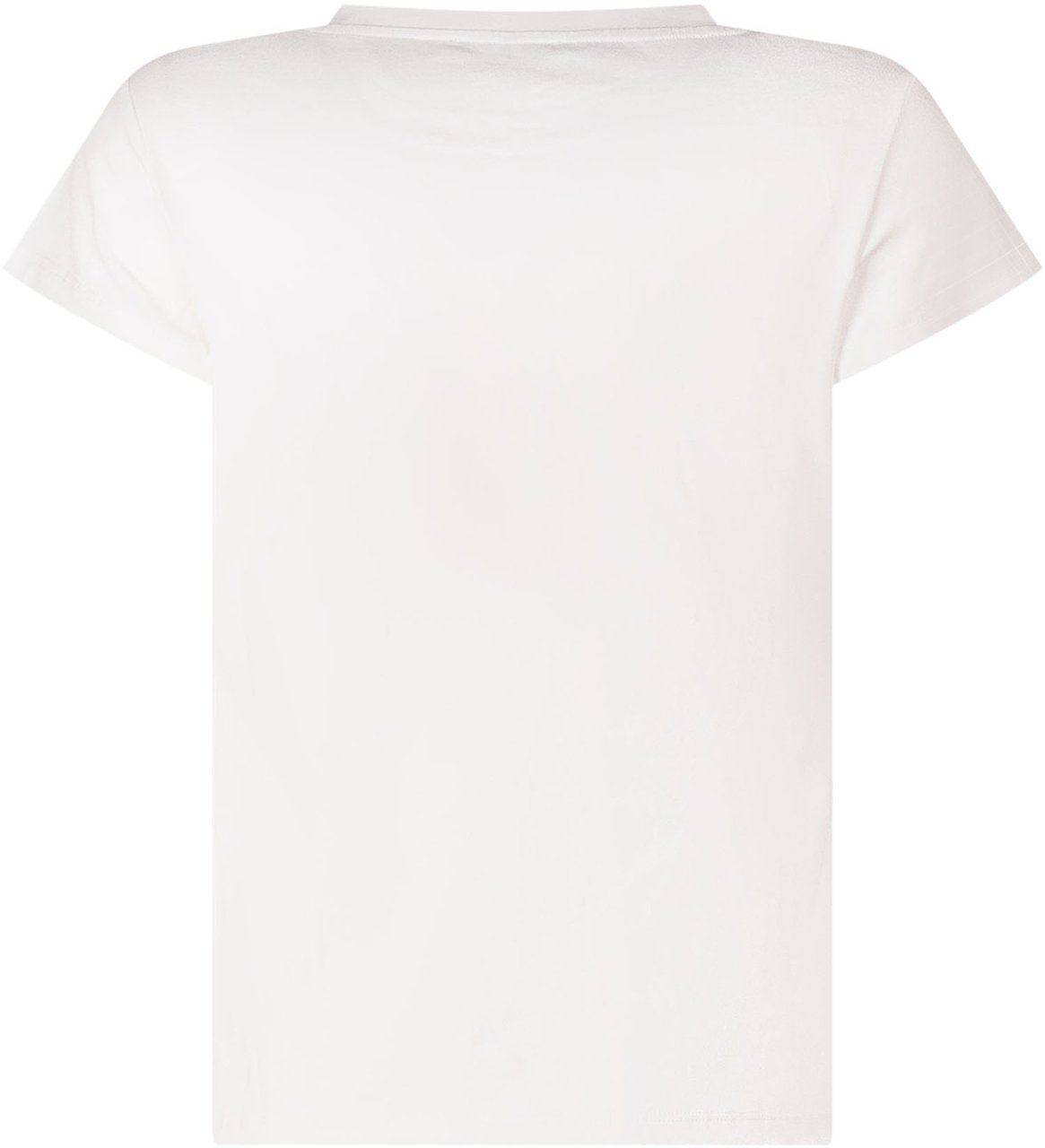 Balmain T-shirt con Logo sul Petto Wit