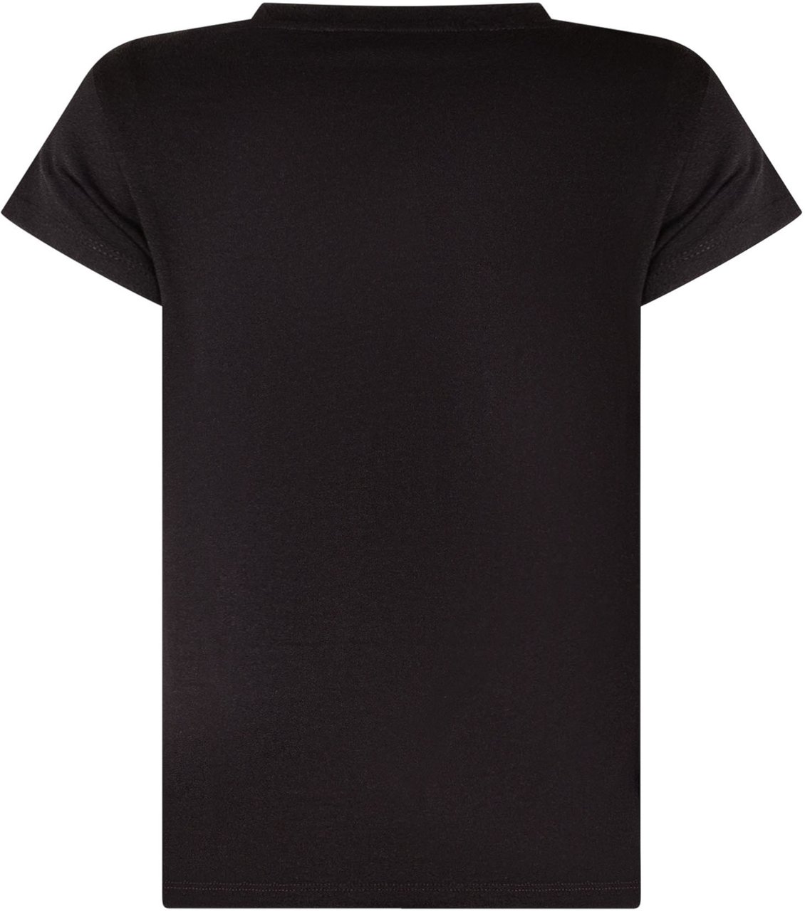 Balmain T-shirt con Logo Frontale Zwart