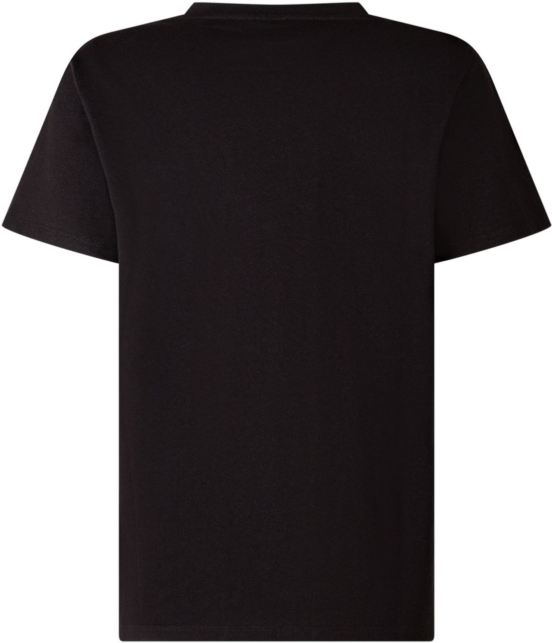 Balmain T-shirt con Maxi Logo Zwart