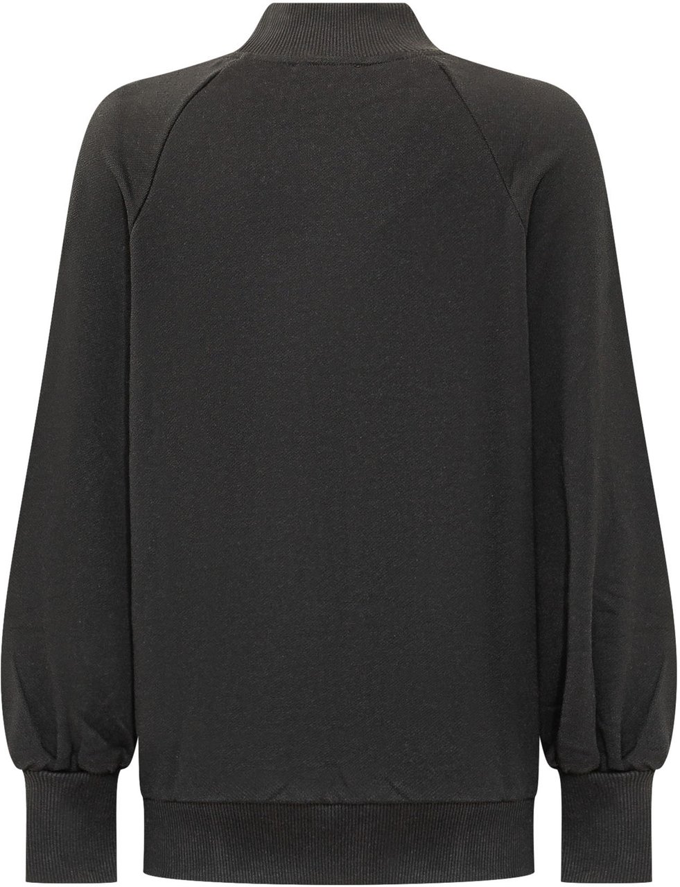 Balmain Felpa a Collo Alto con Lettering Donkergrijs