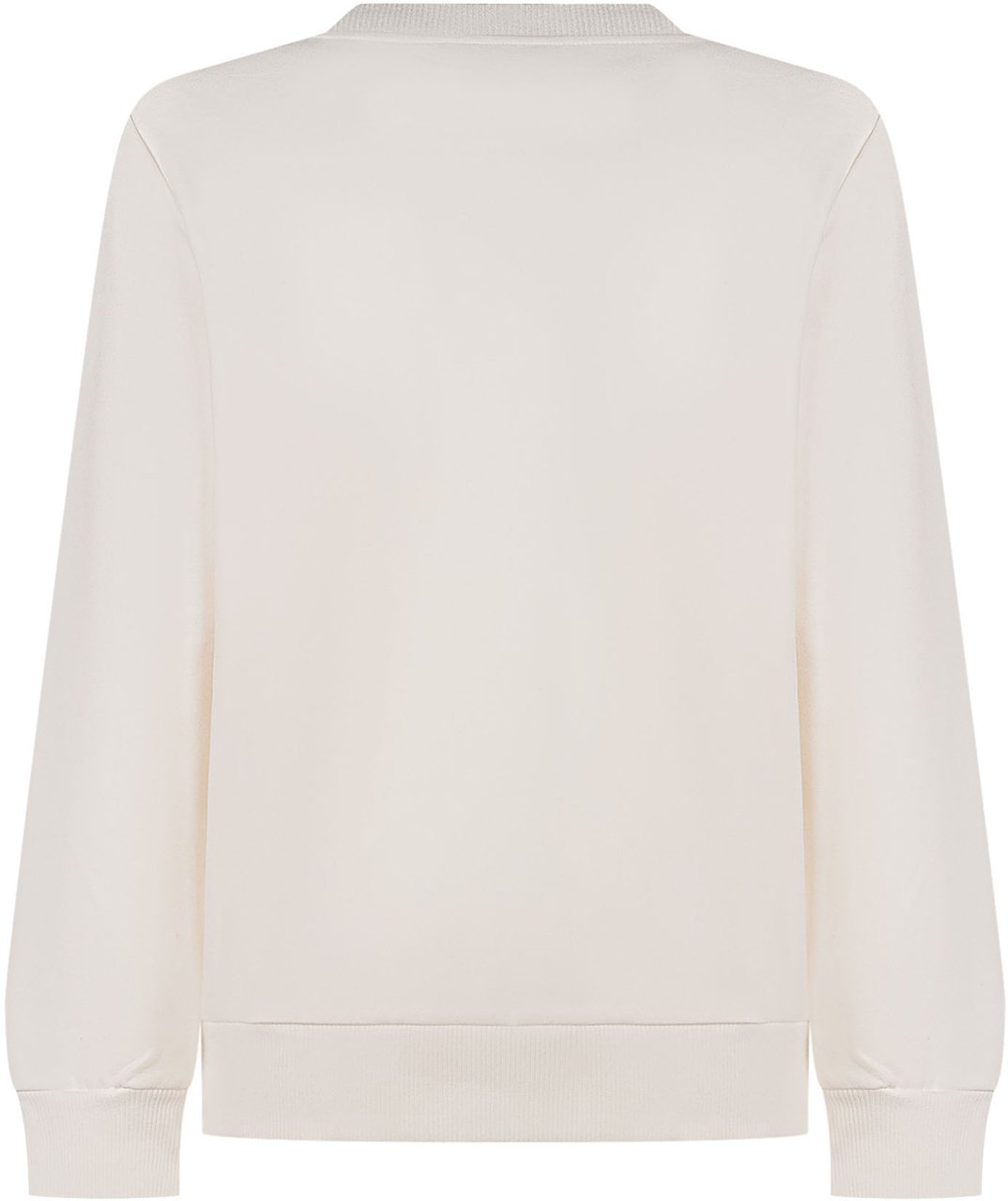 Balmain Felpa con Piccola Scritta sul Petto Wit