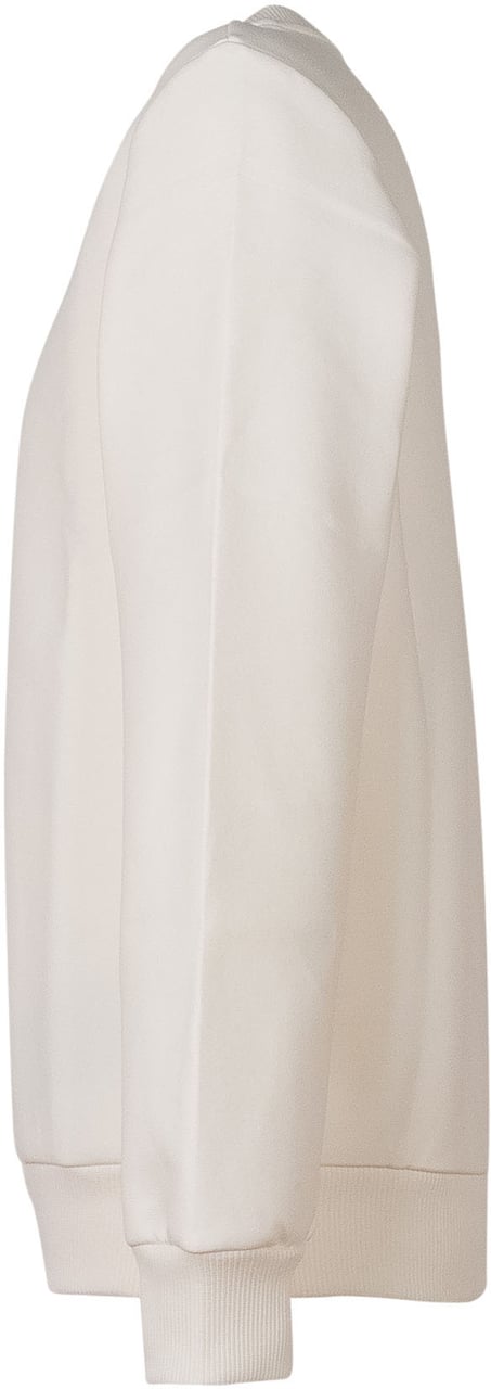 Balmain Felpa con Piccola Scritta sul Petto Wit