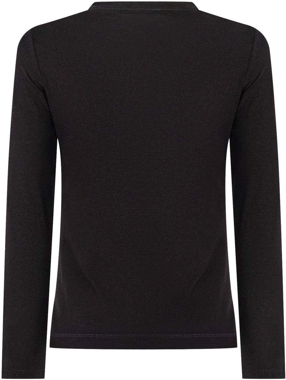 Balmain T-shirt a Maniche Lunghe con Logo Zwart