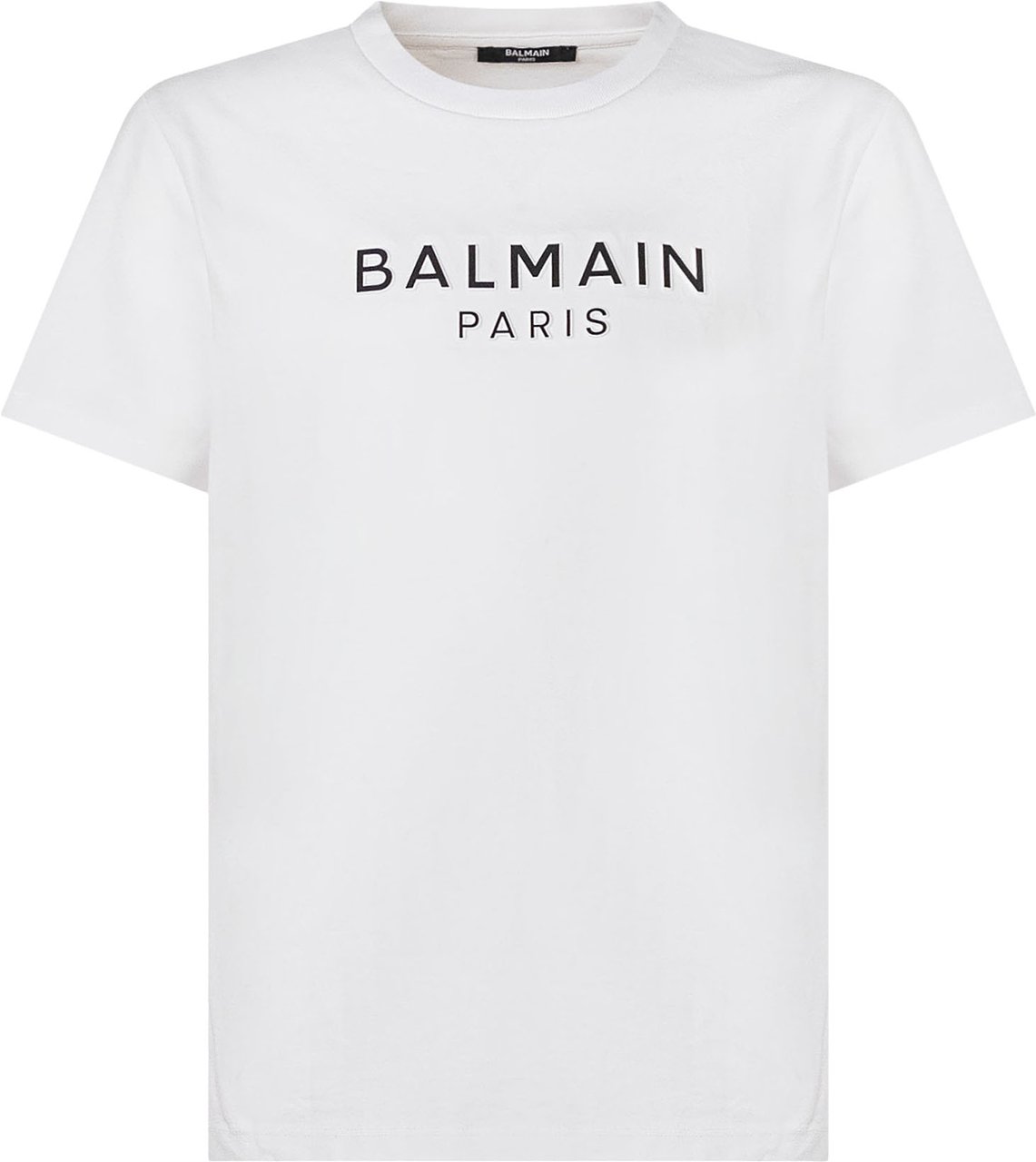 Balmain T-shirt con Logo Frontale Wit