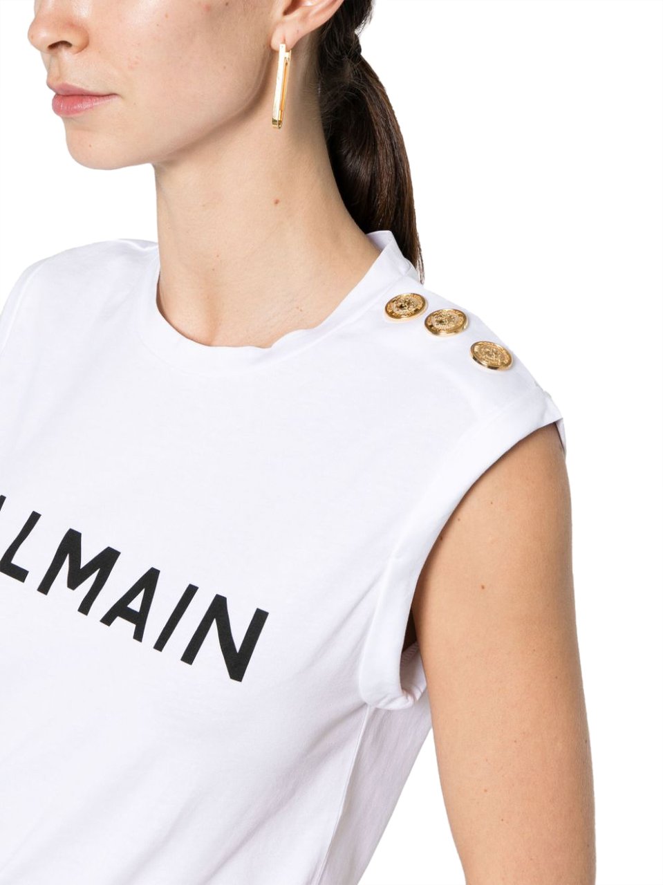 Balmain Top White Wit