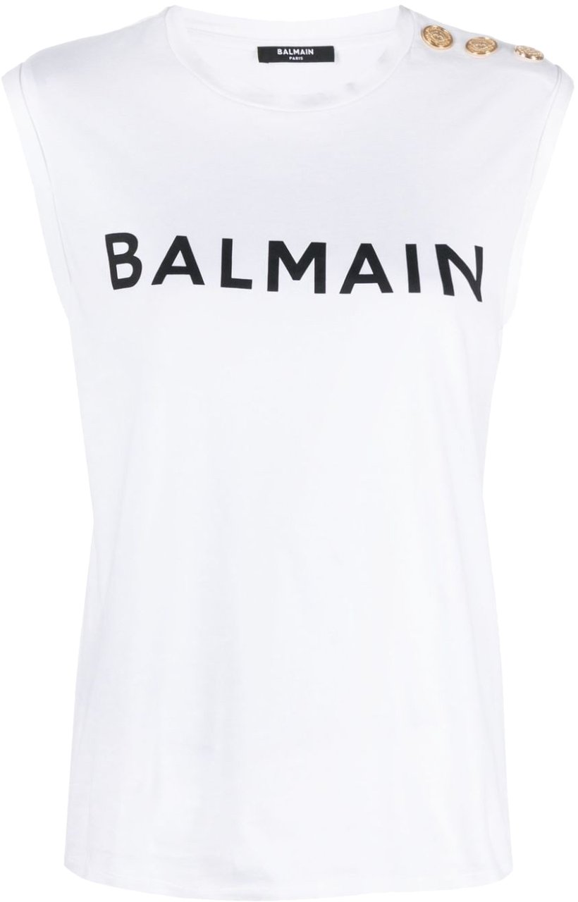 Balmain Top White Wit