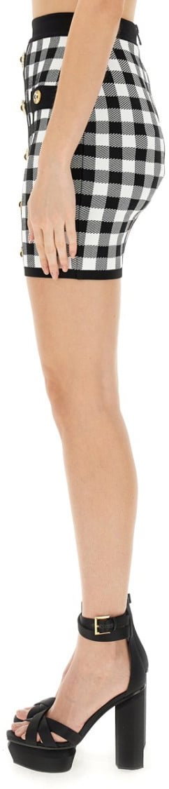 Balmain "Vichy" Skirt Divers