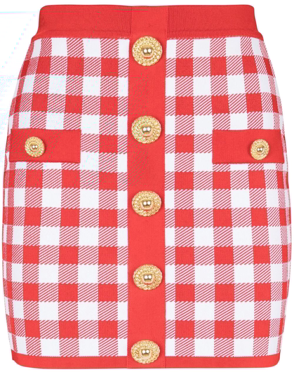 Balmain Skirts Red Rood