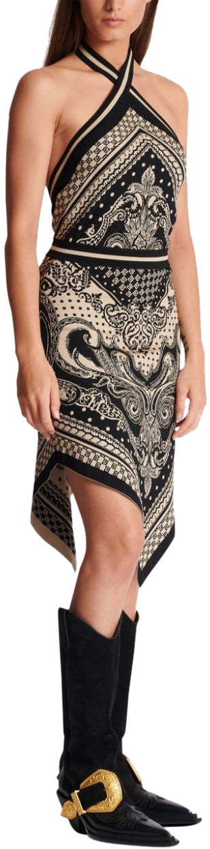 Balmain Dresses Ivoryblack Divers