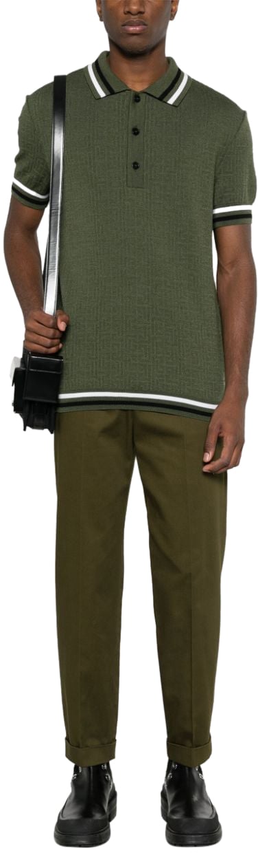 Balmain Trousers Khaki Bruin