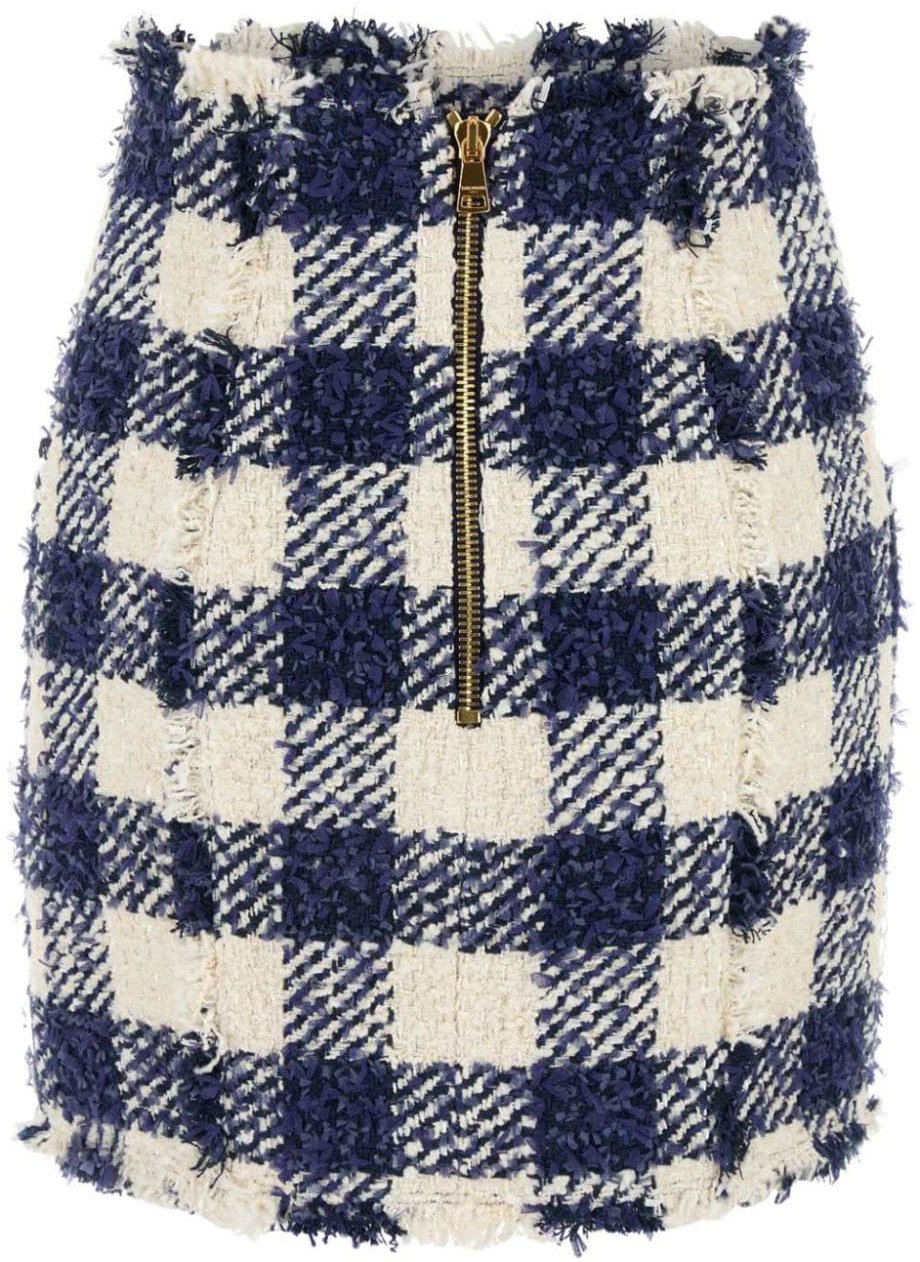 Balmain Skirts Blue Blauw