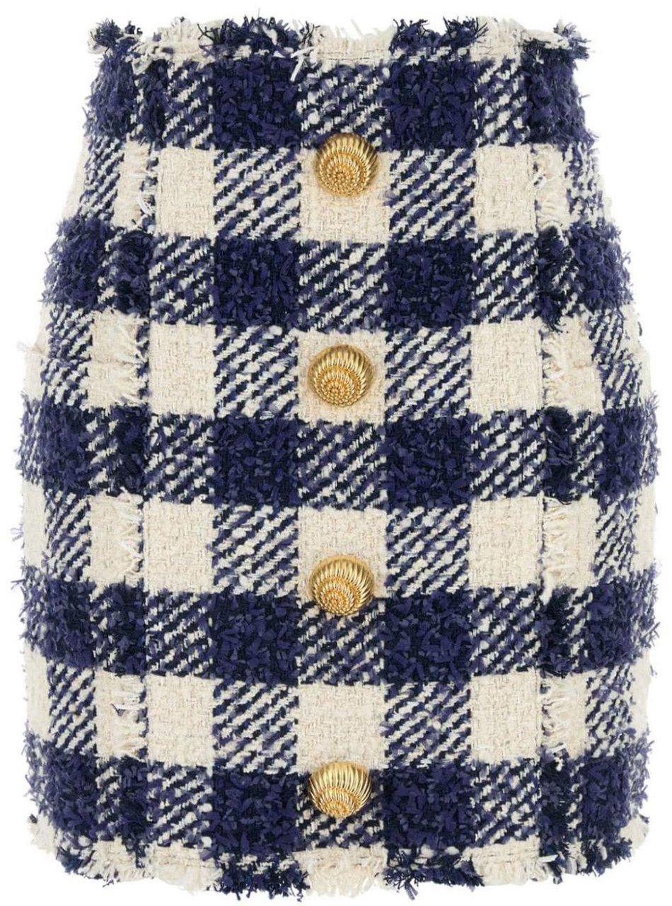 Balmain Skirts Blue Blauw