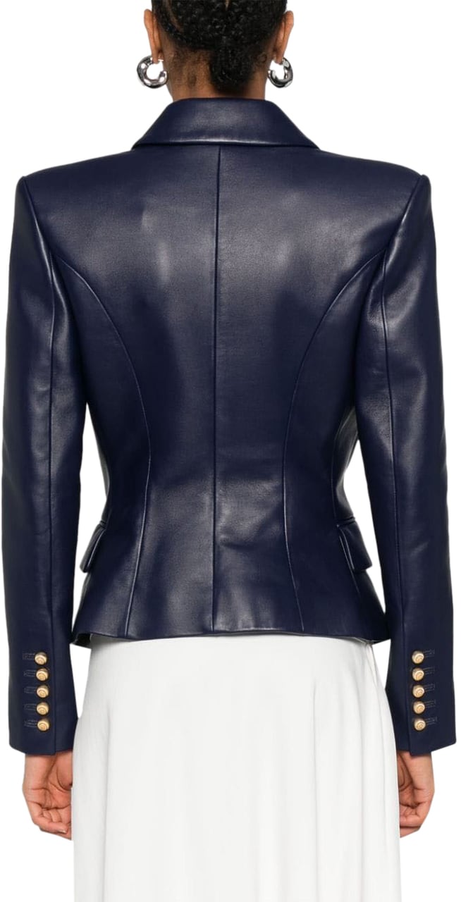 Balmain Jackets Blue Blauw