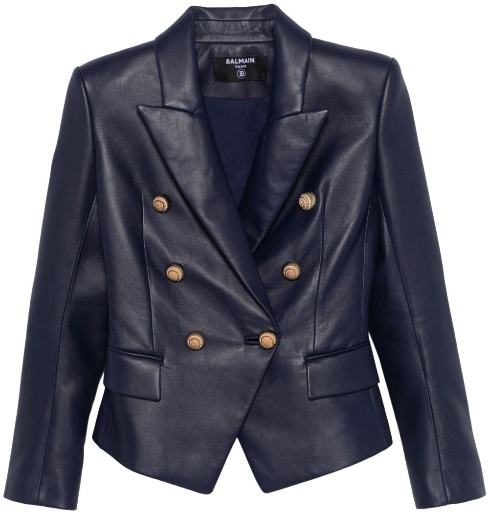 Balmain Jackets Blue Blauw