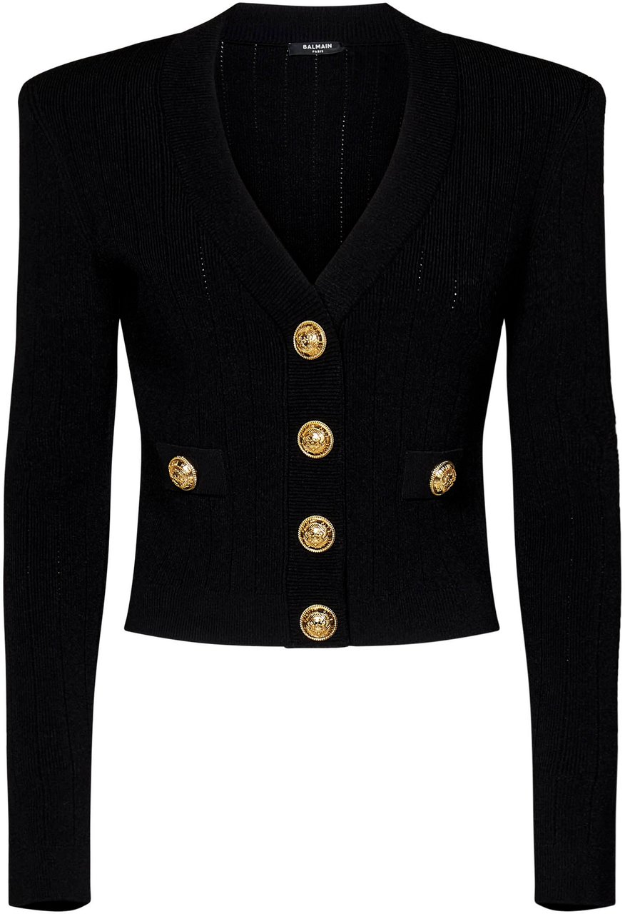 Balmain Sweaters Black Zwart