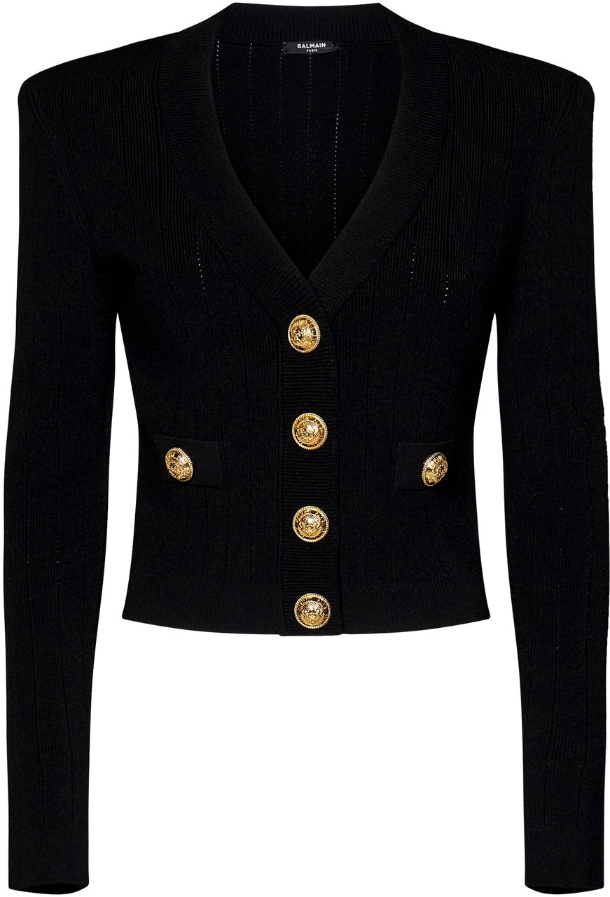 Balmain Balmain Sweaters Black Zwart