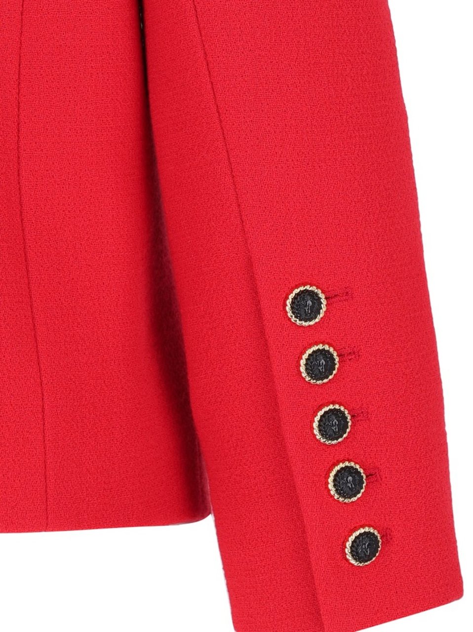 Balmain Wool Blazer – Red Rood