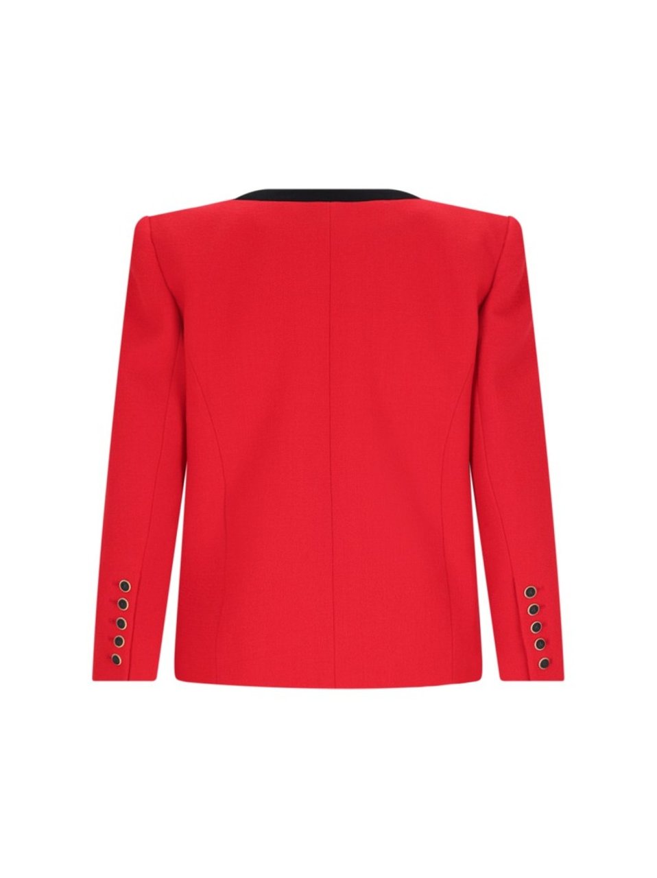 Balmain Wool Blazer – Red Rood