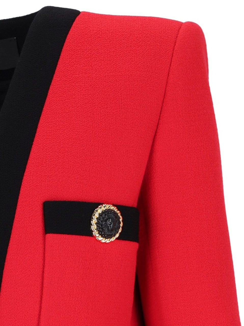 Balmain Wool Blazer – Red Rood