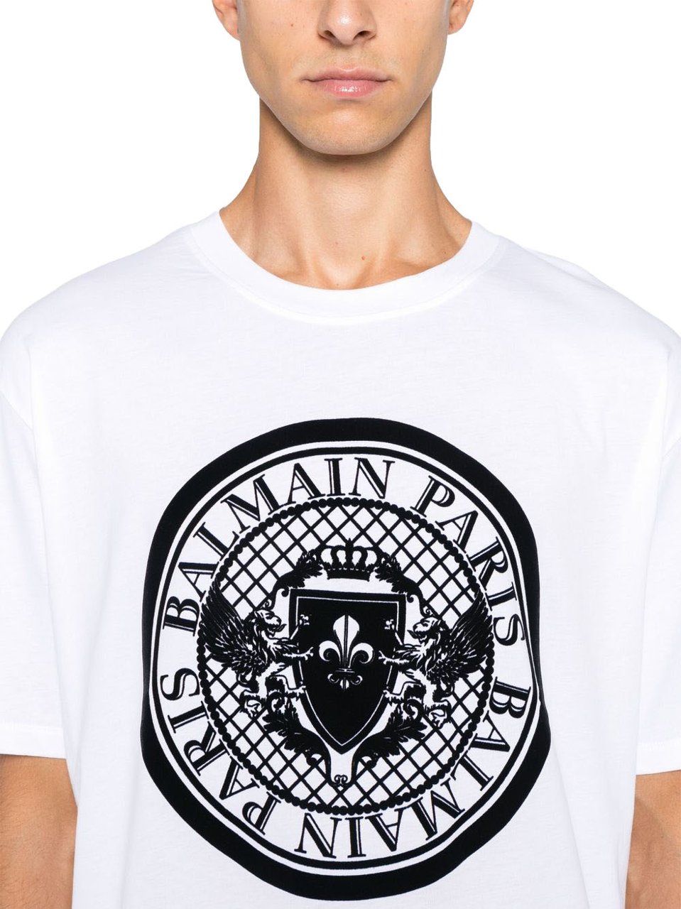 Balmain T-Shirts And Polos White Wit