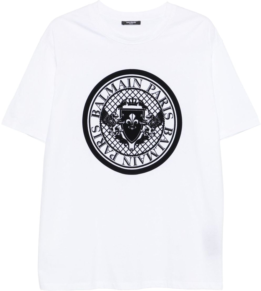 Balmain T-Shirts And Polos White Wit