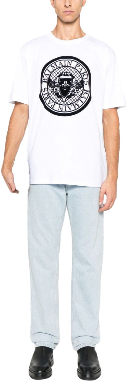 Balmain T-Shirts And Polos White Wit