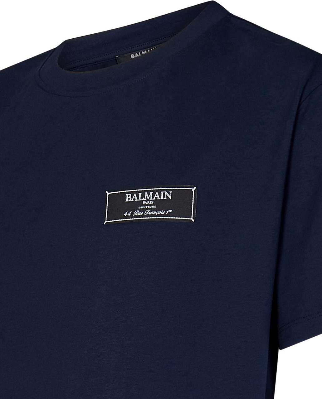 Balmain T-Shirts And Polos Blu Marino Blauw