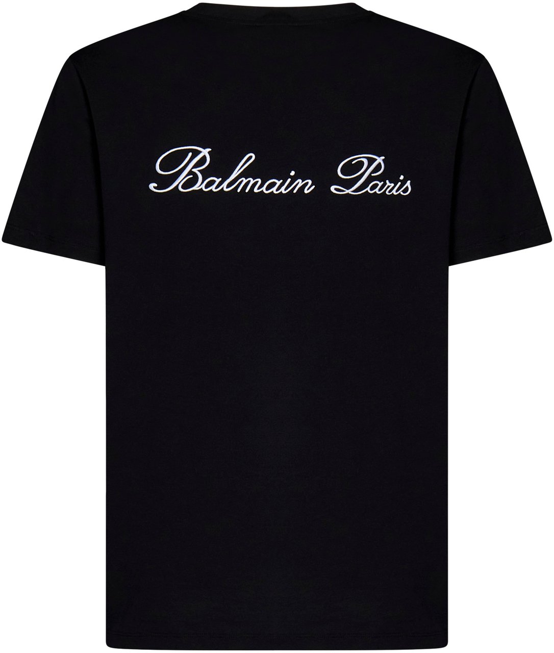 Balmain Balmain T-shirts And Polos Black Zwart