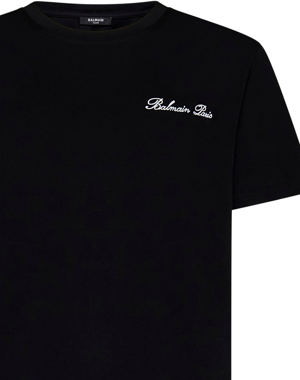 Balmain Balmain T-shirts And Polos Black Zwart