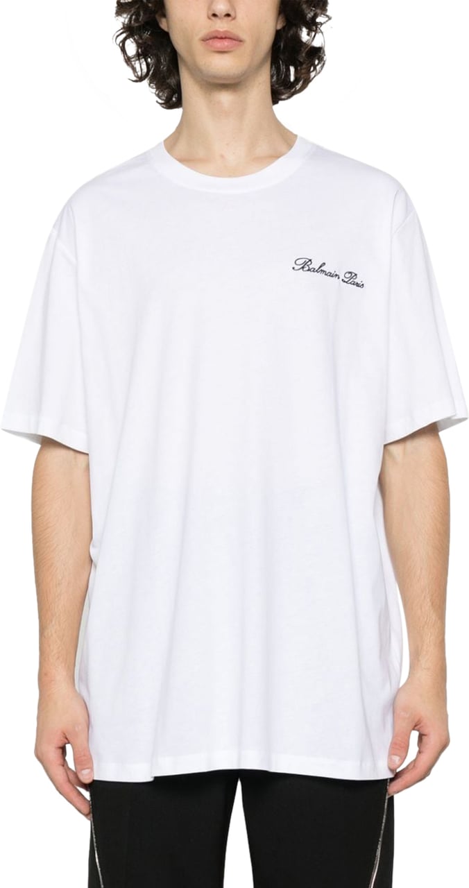 Balmain T-Shirts And Polos White Wit