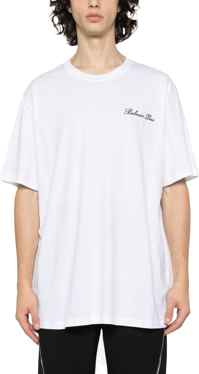Balmain Balmain T-shirts And Polos White Wit