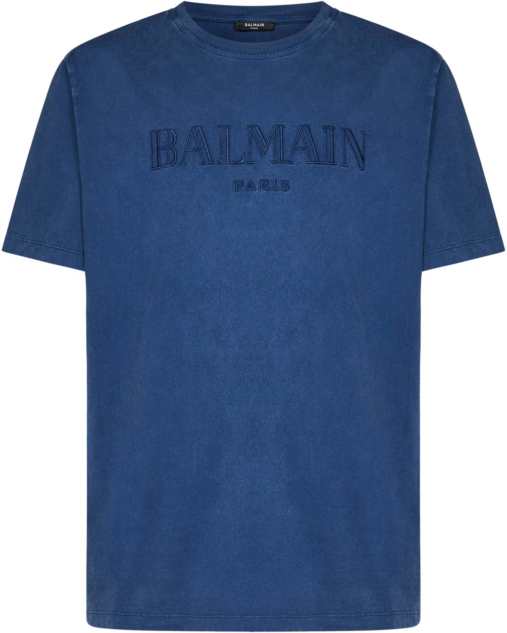 Balmain Balmain T-shirts And Polos Blue Blauw