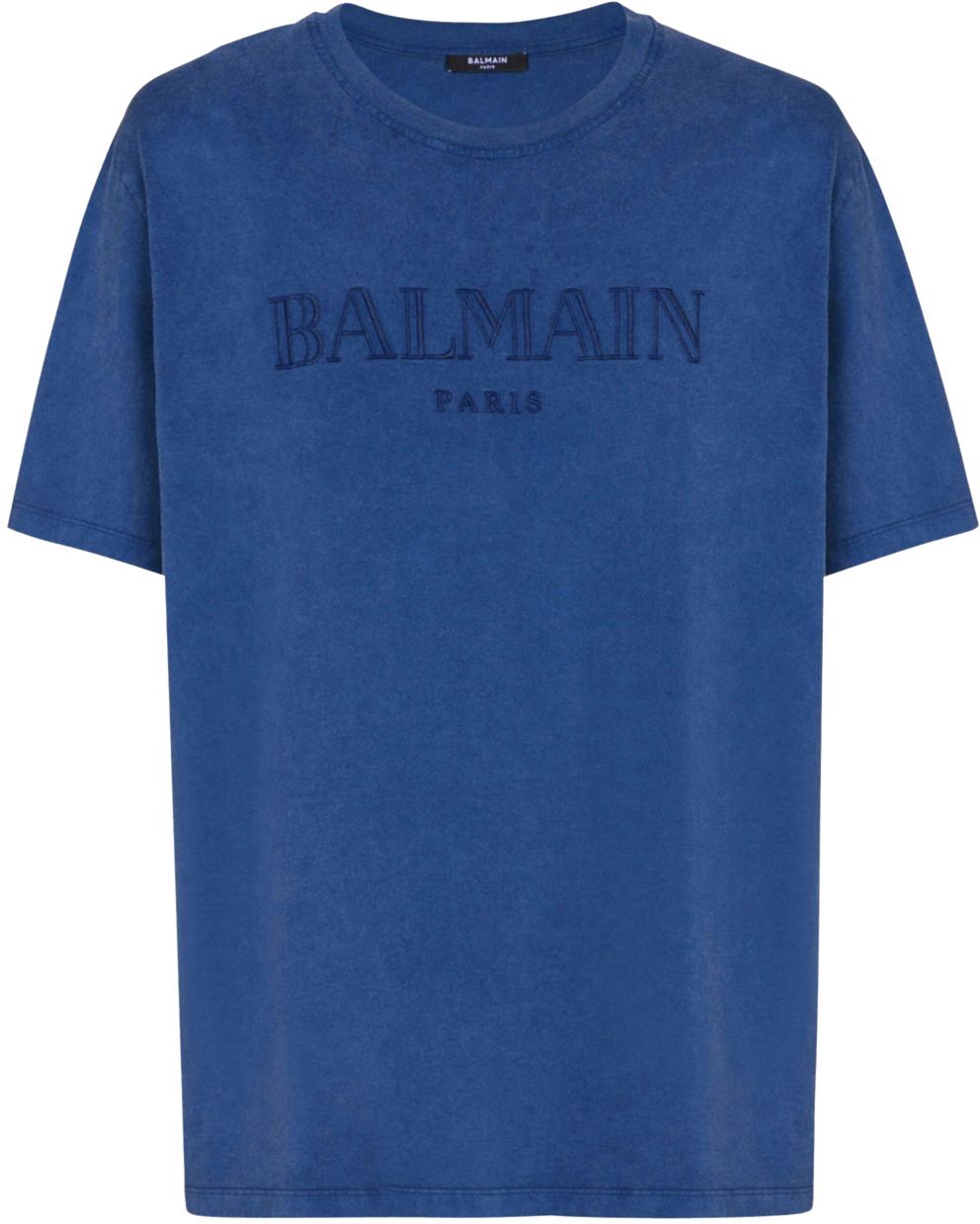 Balmain T-Shirts And Polos Blue Blauw