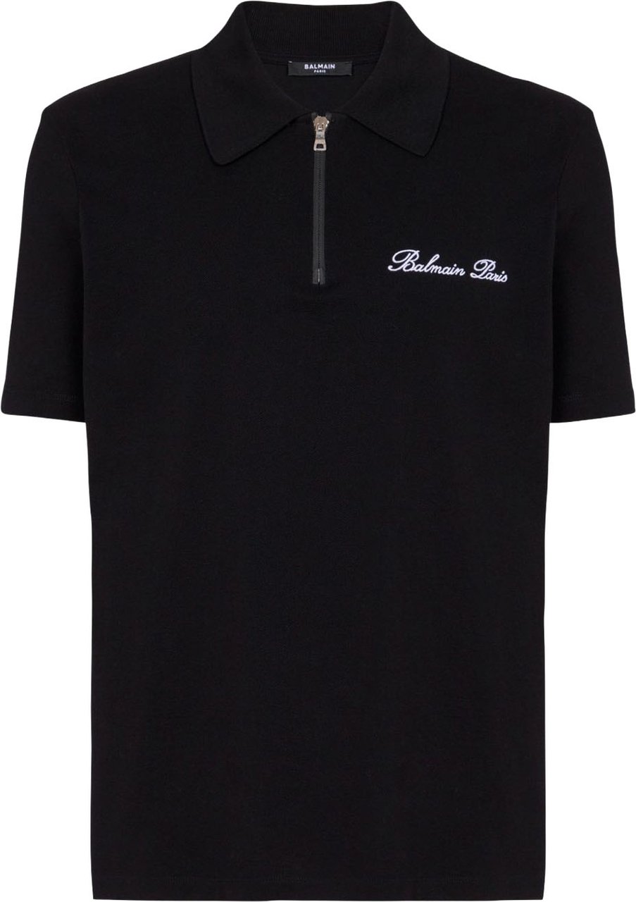 Balmain T-Shirts And Polos Noir / Blanc Zwart