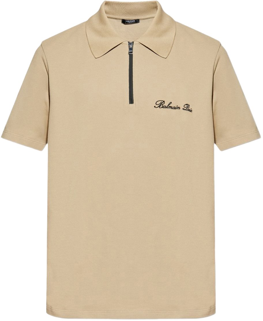 Balmain T-Shirts And Polos Camel Noir Bruin