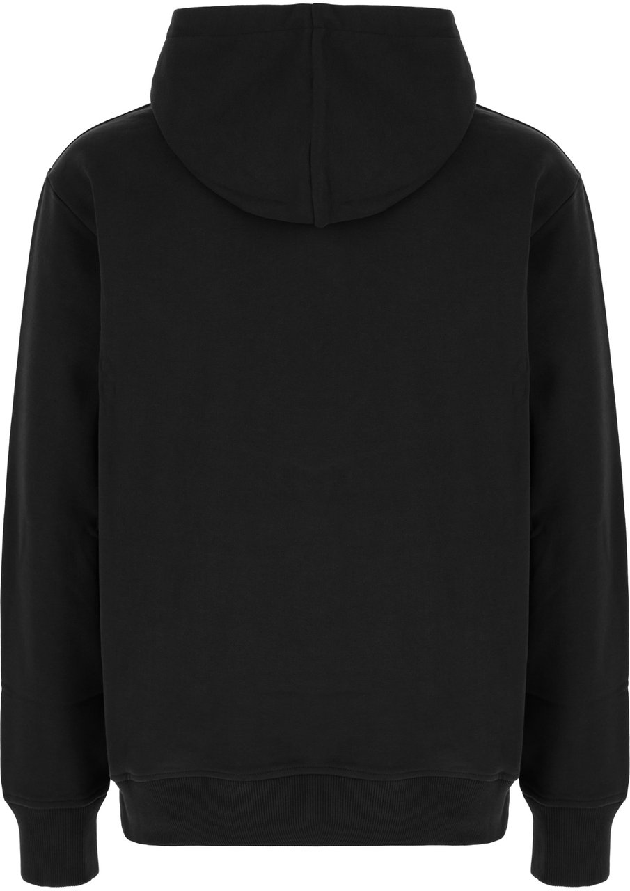Balmain Black cotton sweatshirt Zwart