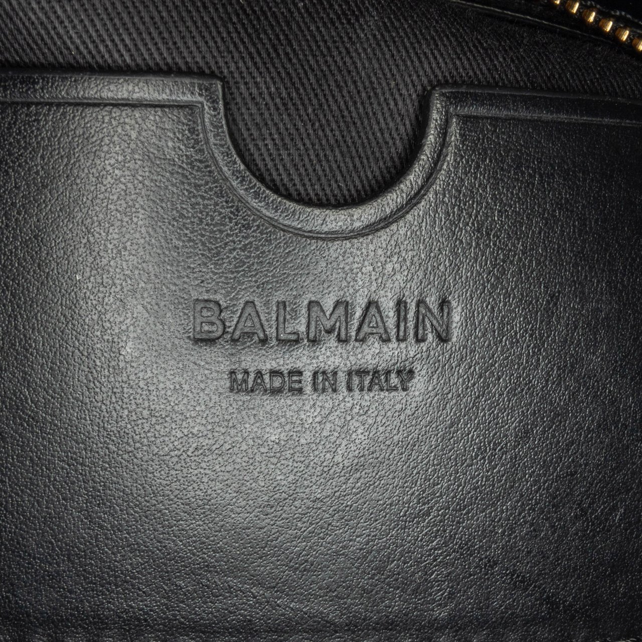 Balmain Canvas B-Army 26 Shoulder Bag Zwart