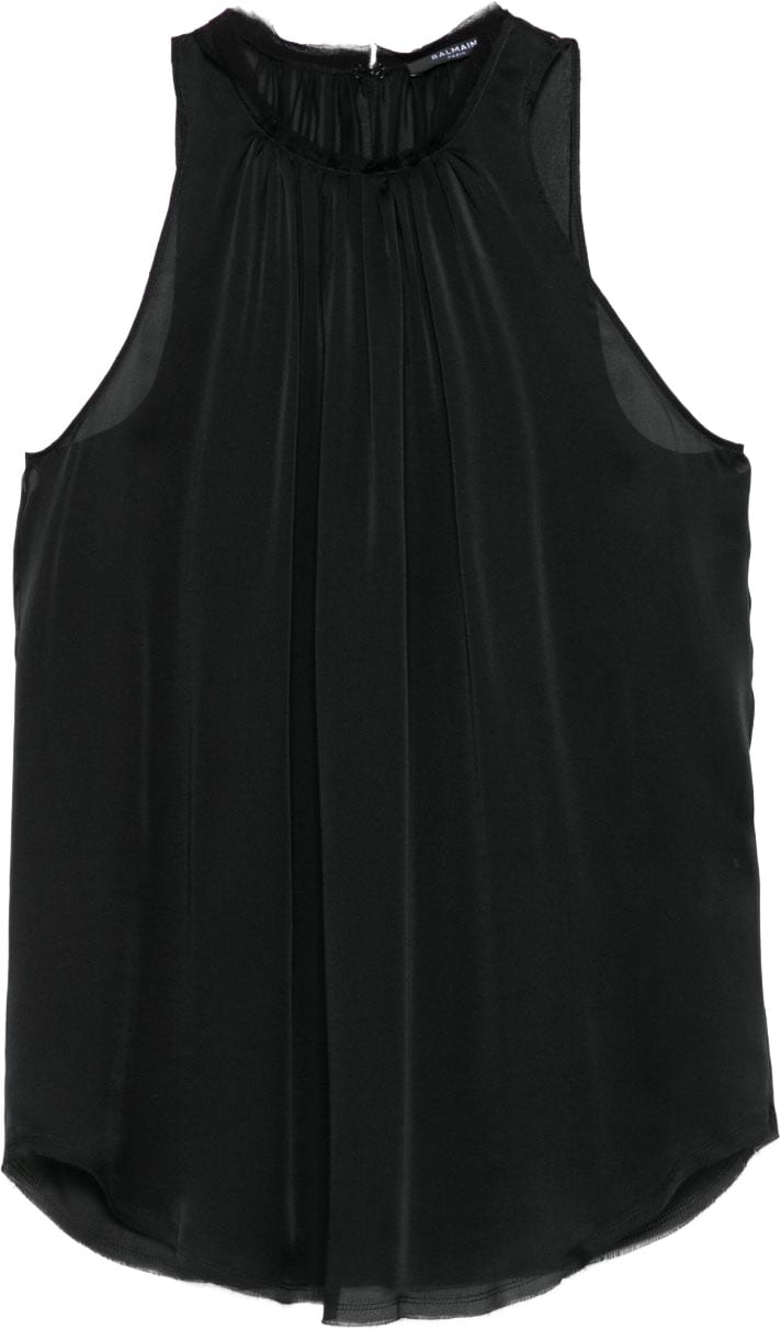 Balmain Top Noir Zwart
