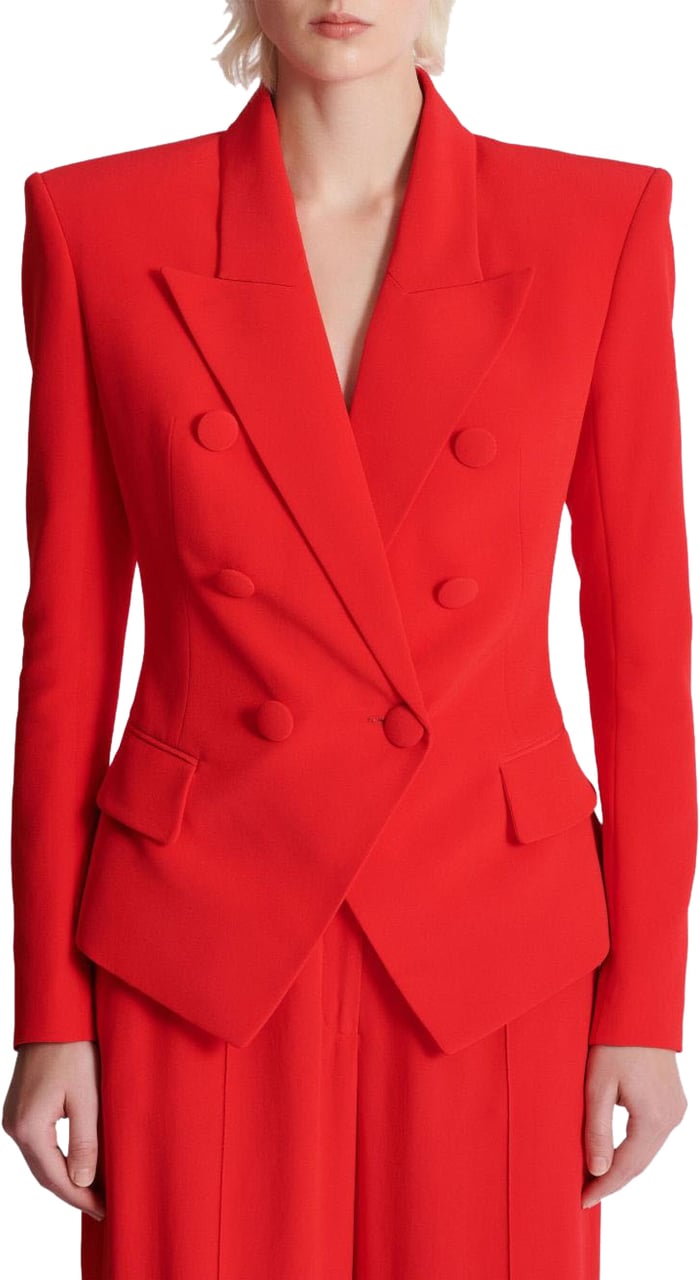 Balmain Jackets Rouge Rood