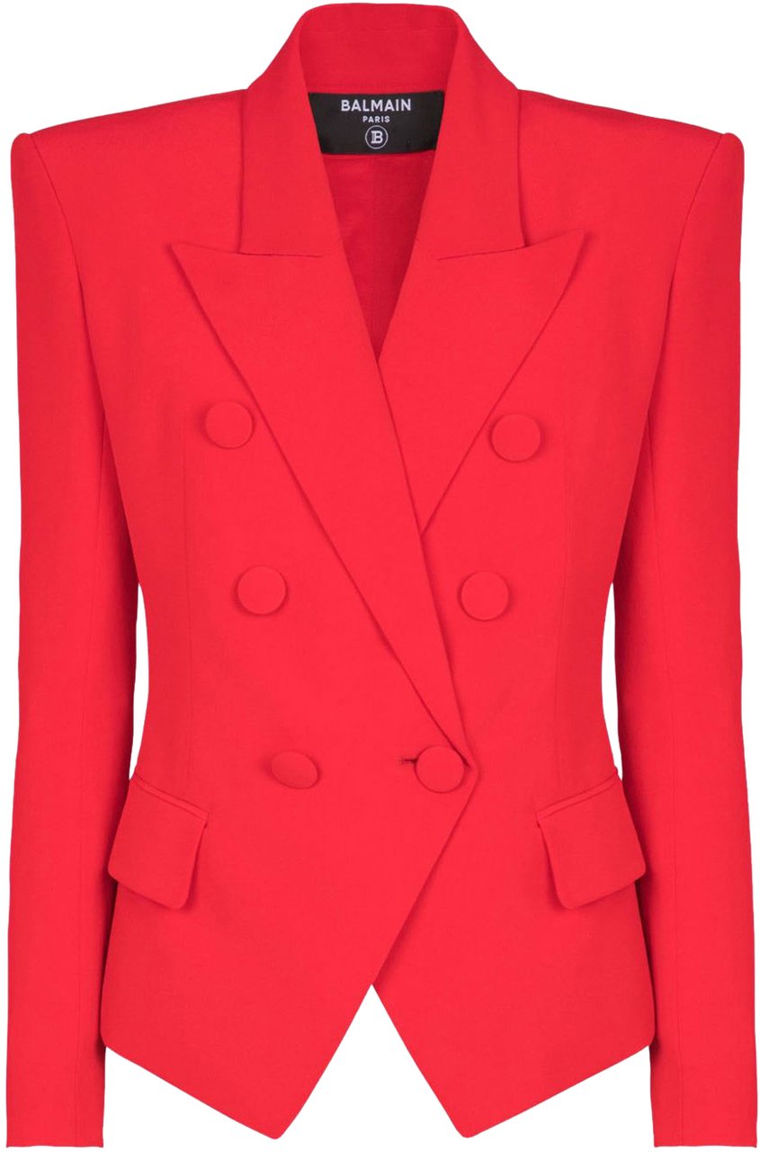Balmain Jackets Rouge Rood