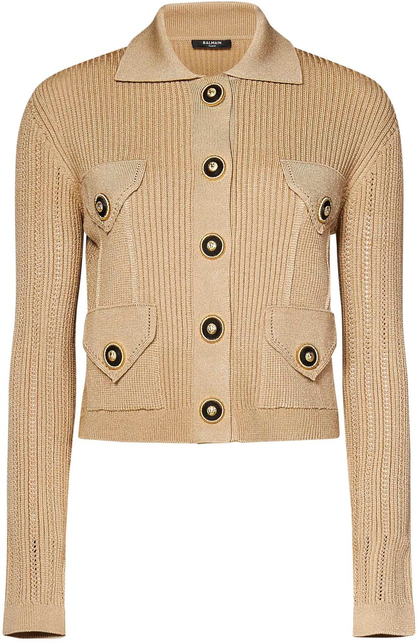 Balmain Sweaters Beige Beige