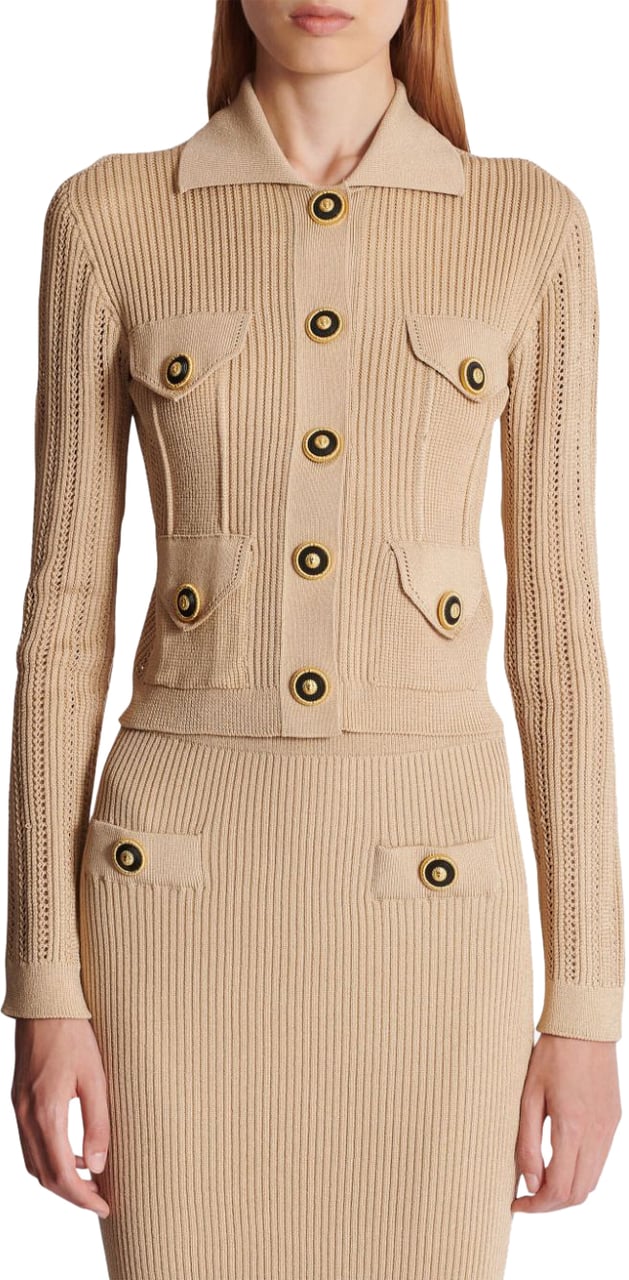 Balmain Sweaters Beige Beige