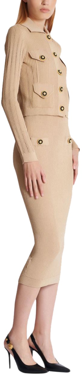 Balmain Sweaters Beige Beige